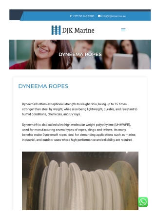 Dyneema Rope UAE