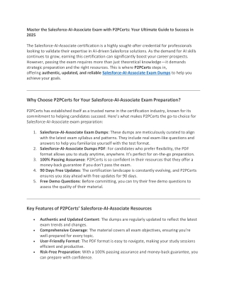 master the salesforce ai associate exam with