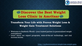 Glow & Grow at the Best weight loss clinic in Amritsar