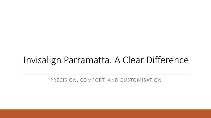 invisalign parramatta a clear difference