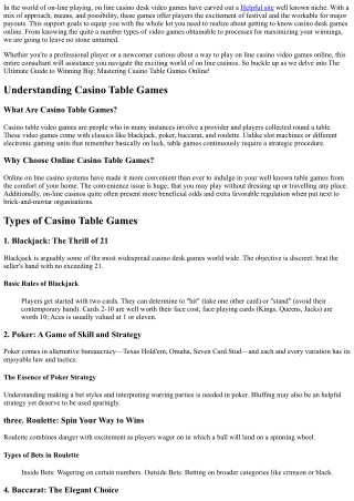 The  Best  Overview to  Succeeding  Large:  Understanding  Gambling Establishmen