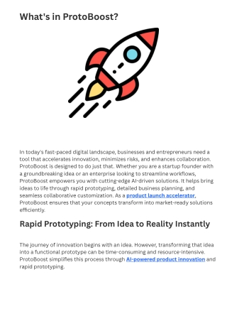 What's in ProtoBoost