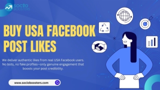 Buy USA Facebook Post Likes - SocioBoosters