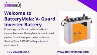 welcome to batterymela v guard inverter battery