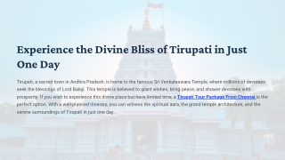 Experience-the-Divine-Bliss-of-Tirupati-in-Just-One-Day