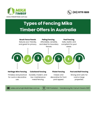 Best Fencing Services in Melbourne | Mika Timber