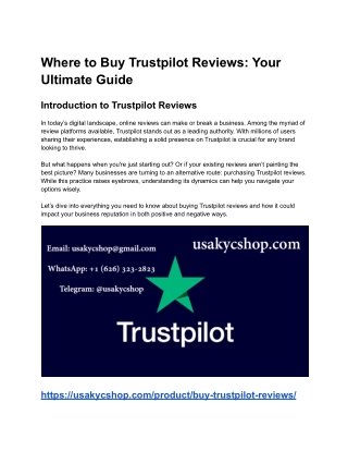 where to buy trustpilot reviews your ultimate