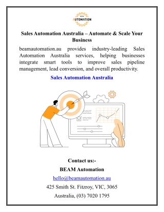 sales automation australia automate scale your