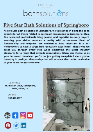 five star bath solutions of springboro
