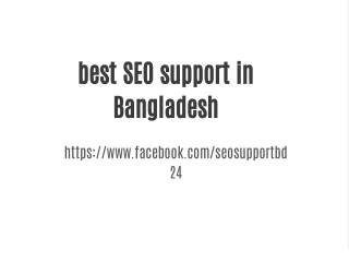 best seo support in bangladesh