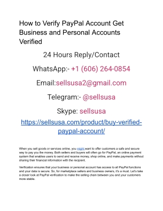 how to verify paypal account get business