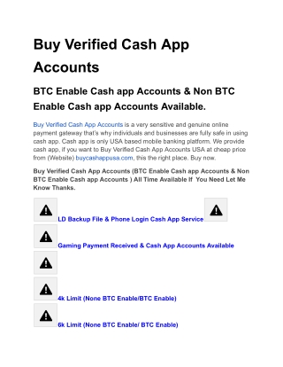 Buy Verified Cash App Accounts