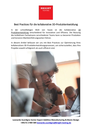 best practices f r die kollaborative 3d best