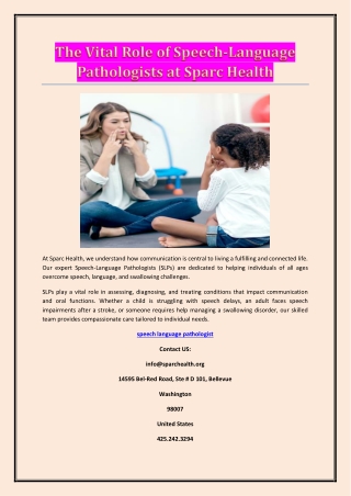 at sparc health we understand how communication