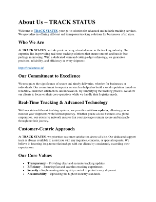 Track Status PDF