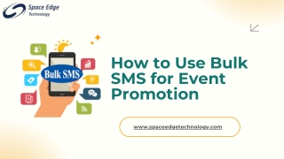 how to use bulk sms for event promotion