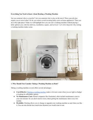 everything you need to know about renting