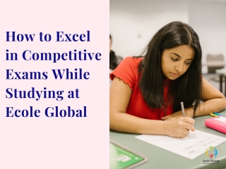 how to excel in competitive exams while studying