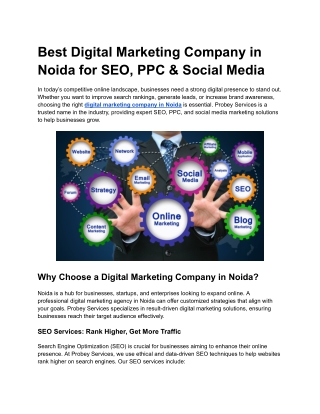 Best Digital Marketing Company in Noida for SEO, PPC & Social Media
