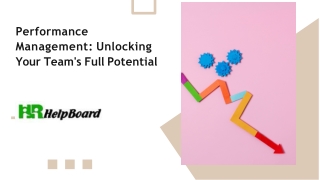 performance management unlocking your team s full potential