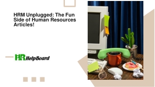 hrm unplugged the fun side of human resources articles