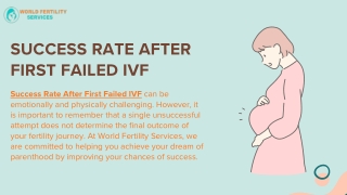 success rate after first failed ivf