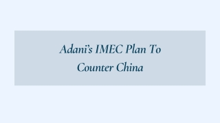 adani s imec plan to counter china