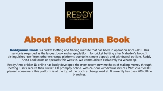 about reddyanna book