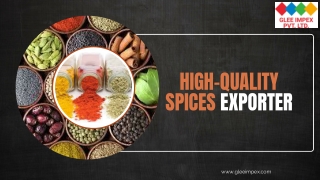 India’s Leading High-Quality Spices Exporter