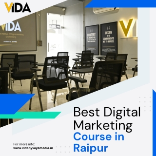 Join VIDA – The Best Digital Marketing Course in Raipur & Dominate the Digital W