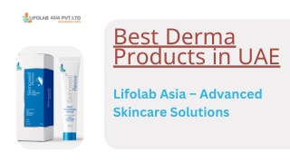 Best Derma Products in UAE