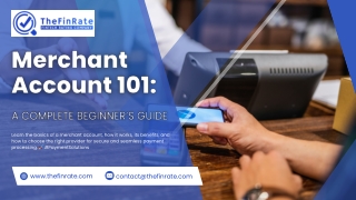 learn the basics of a merchant account