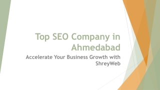 SEO Company In Ahmedabad