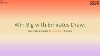 win big with emirates draw