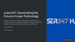 Laser247 – Your Ultimate Hub for Laser Technology & Innovations | laser247hub