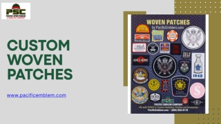 Elevate Your Brand with Custom Woven Patches