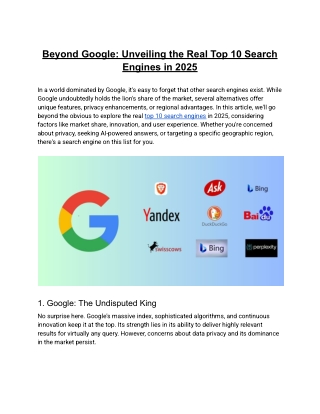 beyond google unveiling the real top 10 search