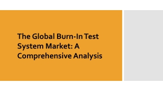 the global burn in test system market