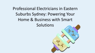 Professional Electricians in Eastern Suburbs Sydney