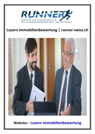 Luzern Immobilienbewertung runner-swiss.ch