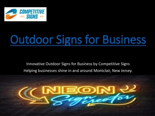 Best outdoor signs