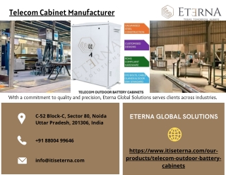 Telecom Cabinet Manufacturer