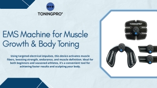 ems machine for muscle growth body toning
