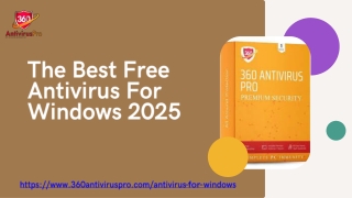 The Best Free Antivirus For Windows 2025