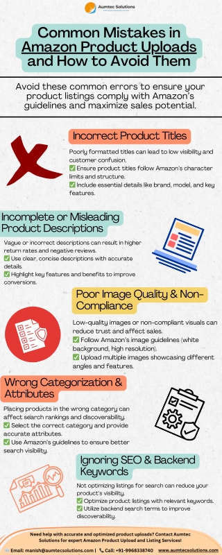 Common Mistakes in Amazon Product Uploads and How to Avoid Them