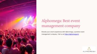 elevate your event experience with alphomega