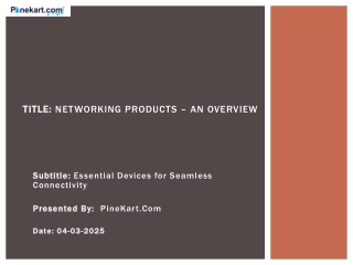 title networking products an overview