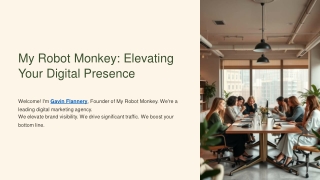 my robot monkey elevating your digital presence