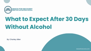what to expect after 30 days without alcohol