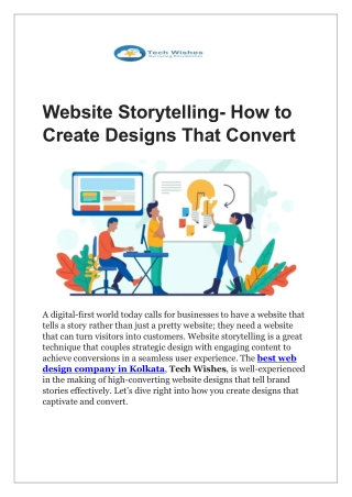 Website Storytelling- How to Create Designs That Convert